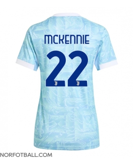 Billige Fotballdrakt Juventus Weston McKennie #22 Replika Bortedrakt Dame 2025-26 Kortermet